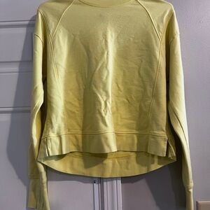 Sweaty Betty Light Yellow Sweatshirt
